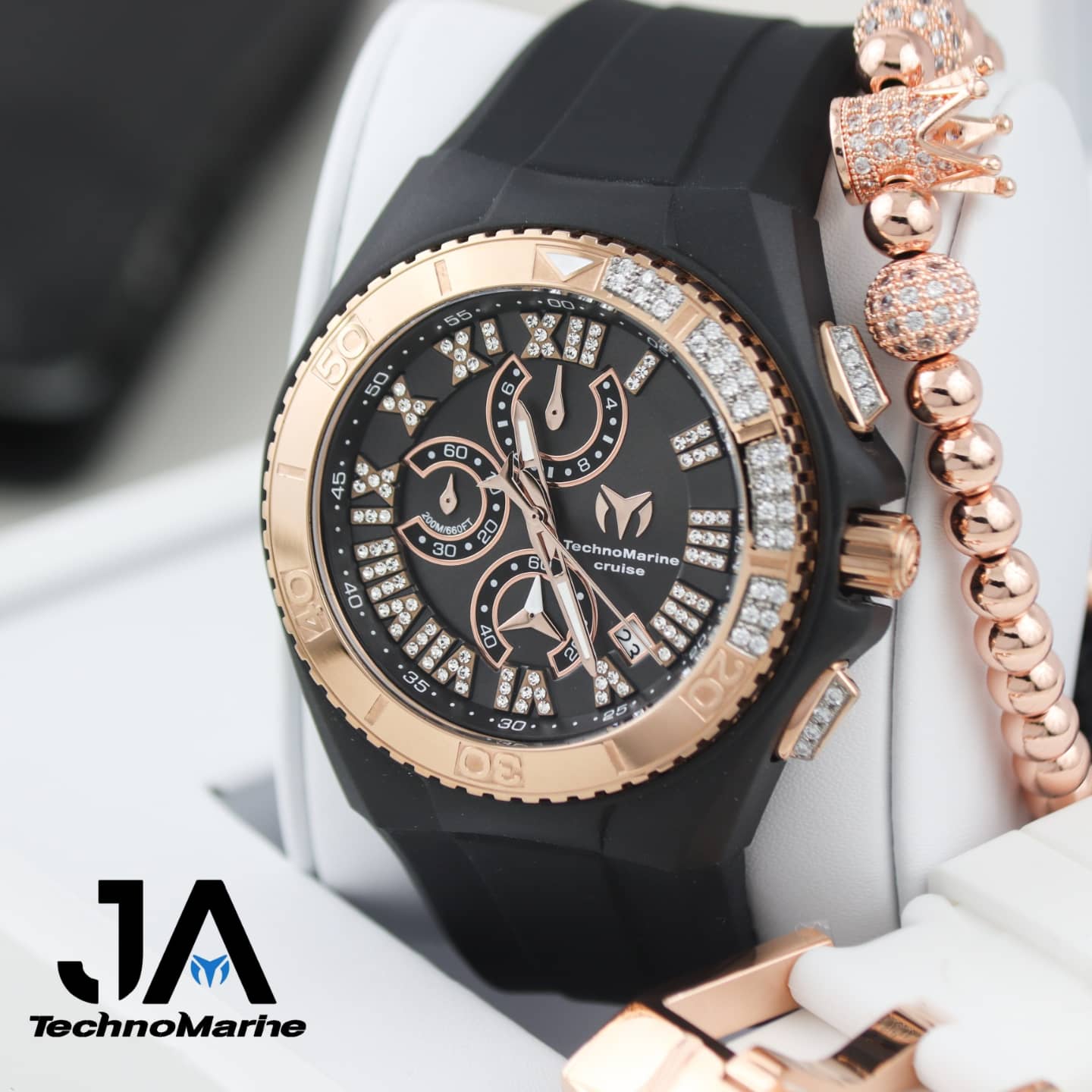 Technomarine rose gold watch sale