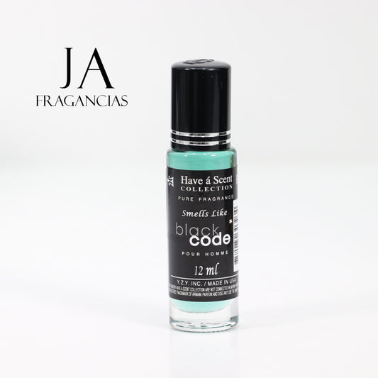 Perfume en Aceite black code 12 ml