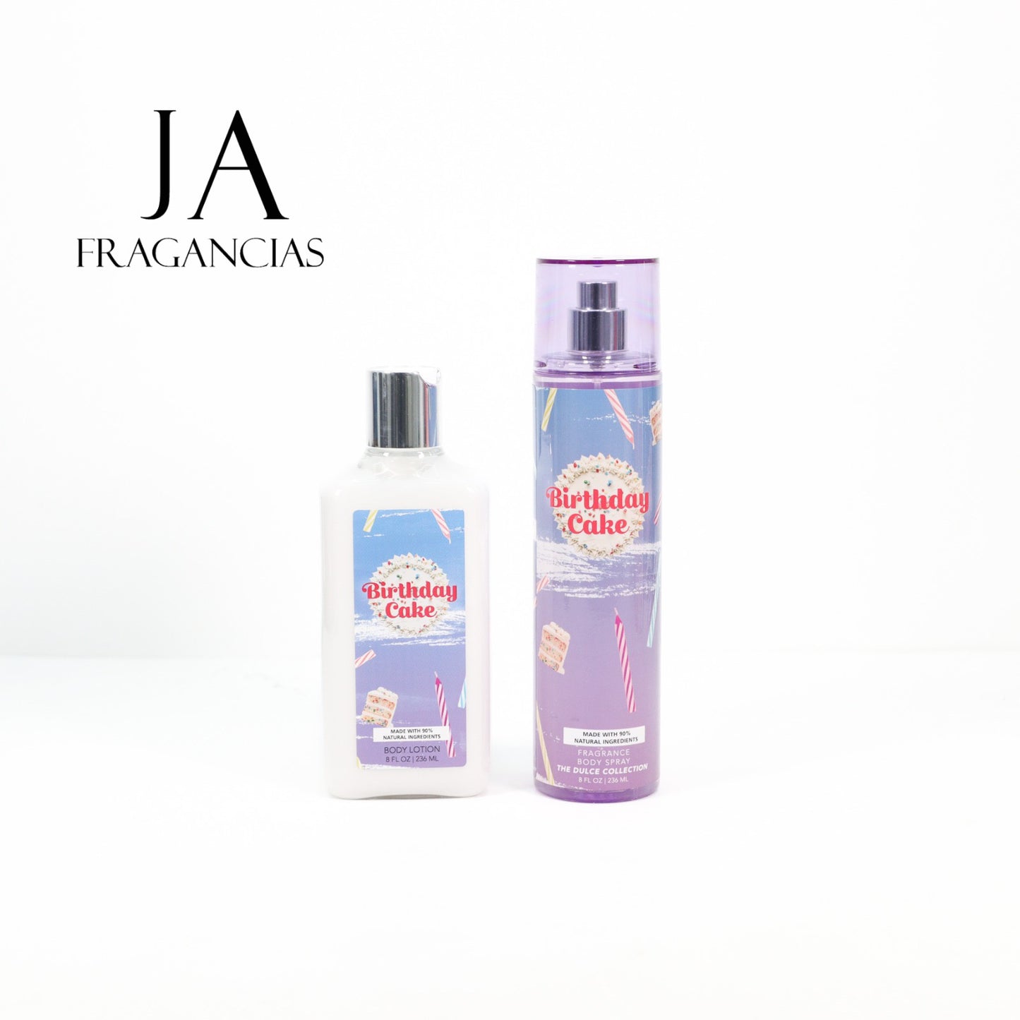 Splash Birthday Cake 2-Piece Body Mist and Body Lotion Set