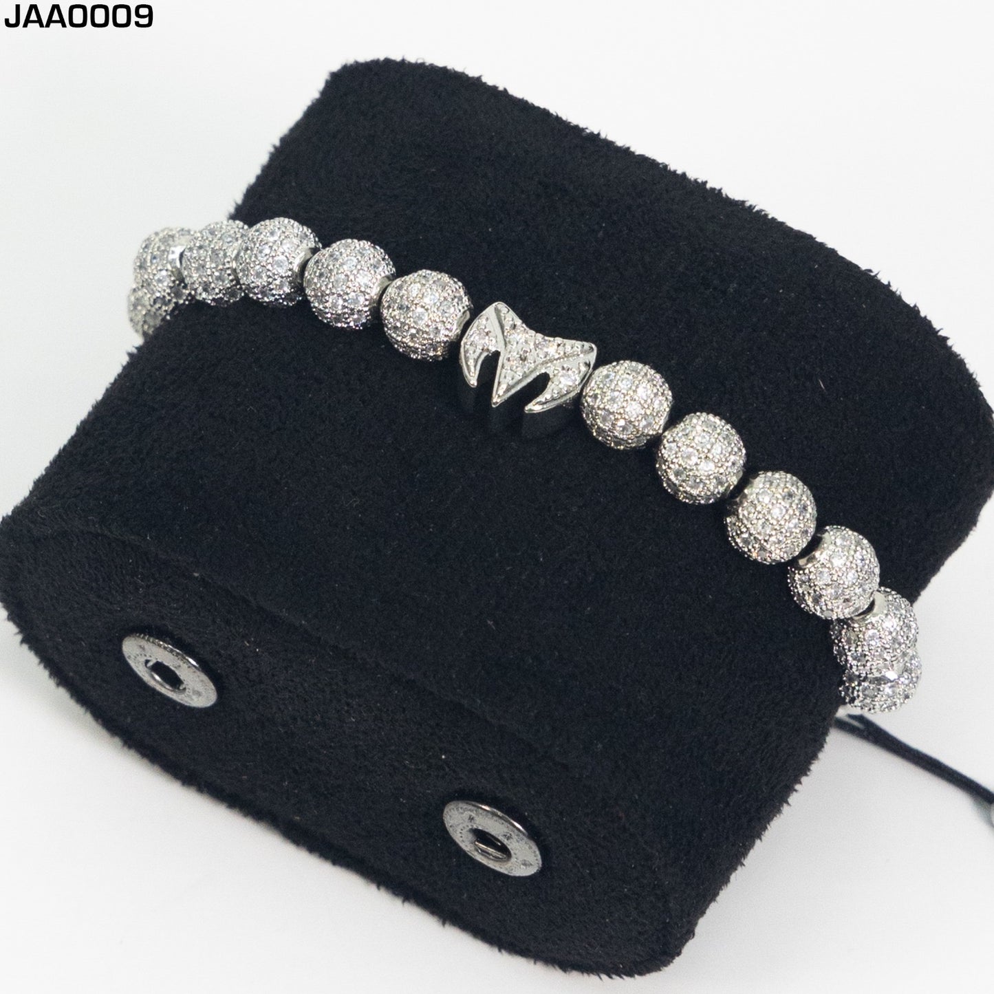 Pulsera Para Hombres Ajustable Color Silver