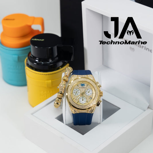 Combito Technomarine (Pave) Cruise Collection Maquina Suiza ,Una Pulsera Gratis Un Perfume a Escojer