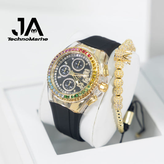 Technomarine Custom Cruise Glitz 40mm Oro Rainbow