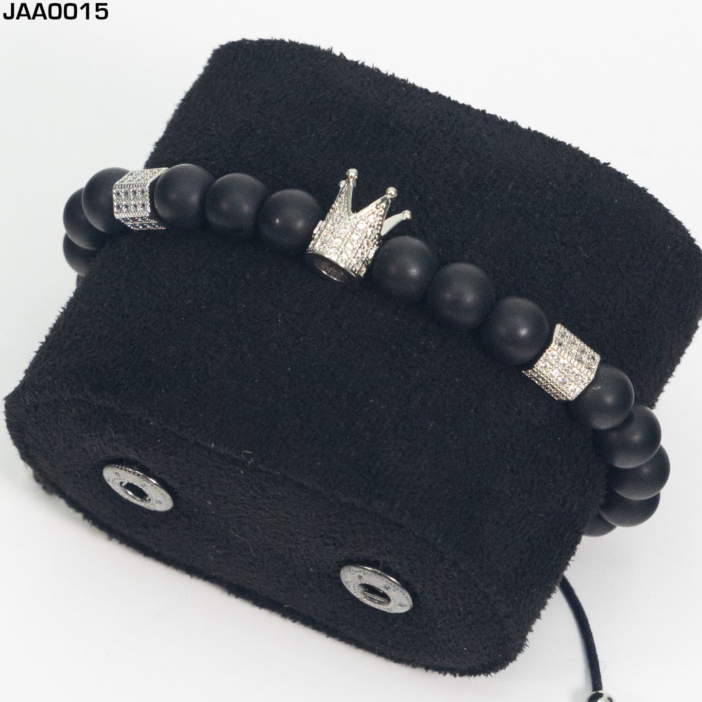 Pulsera Para Hombres Ajustable Color Silver