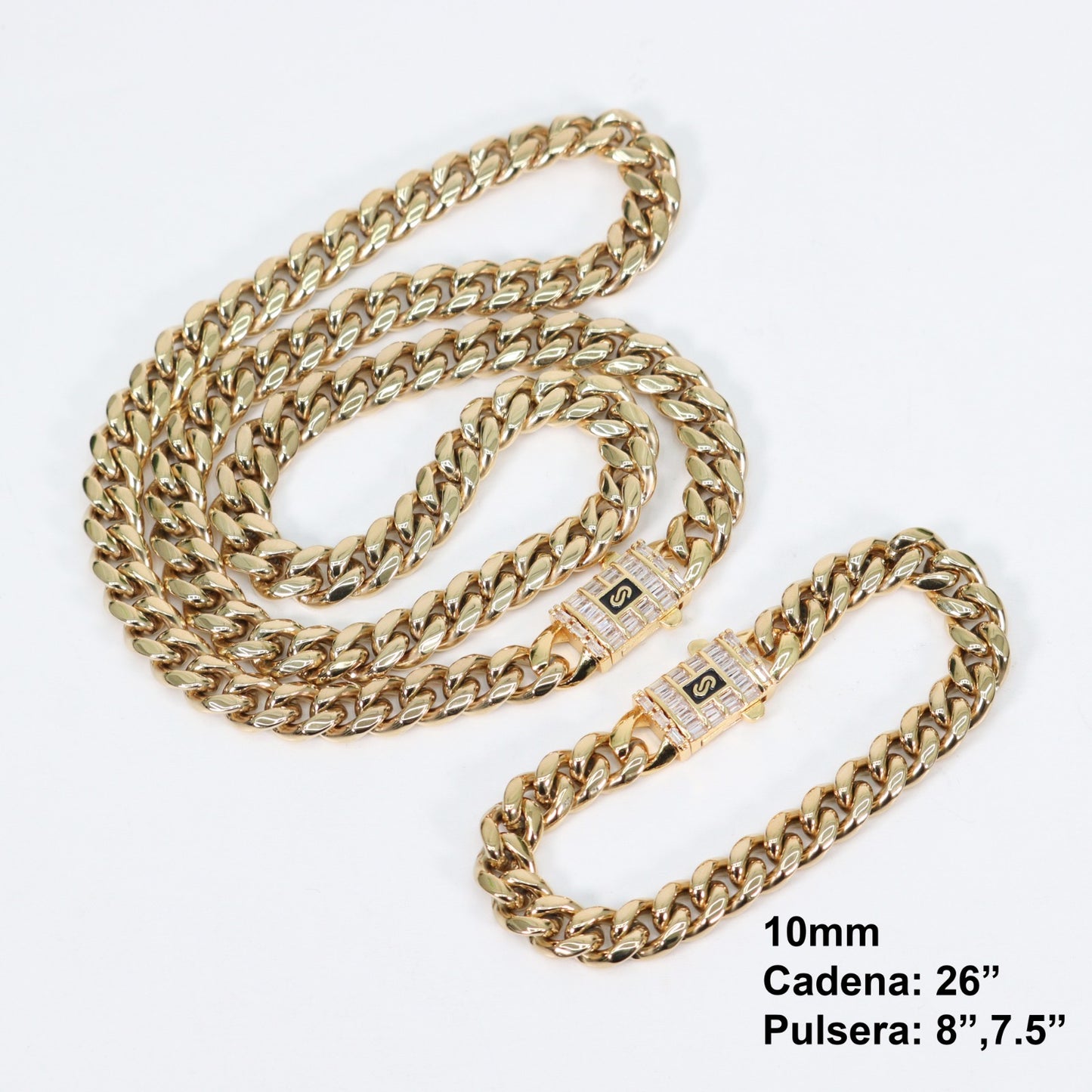 Cadenas Cubanas hombre 10mm 26” Stainless Steel