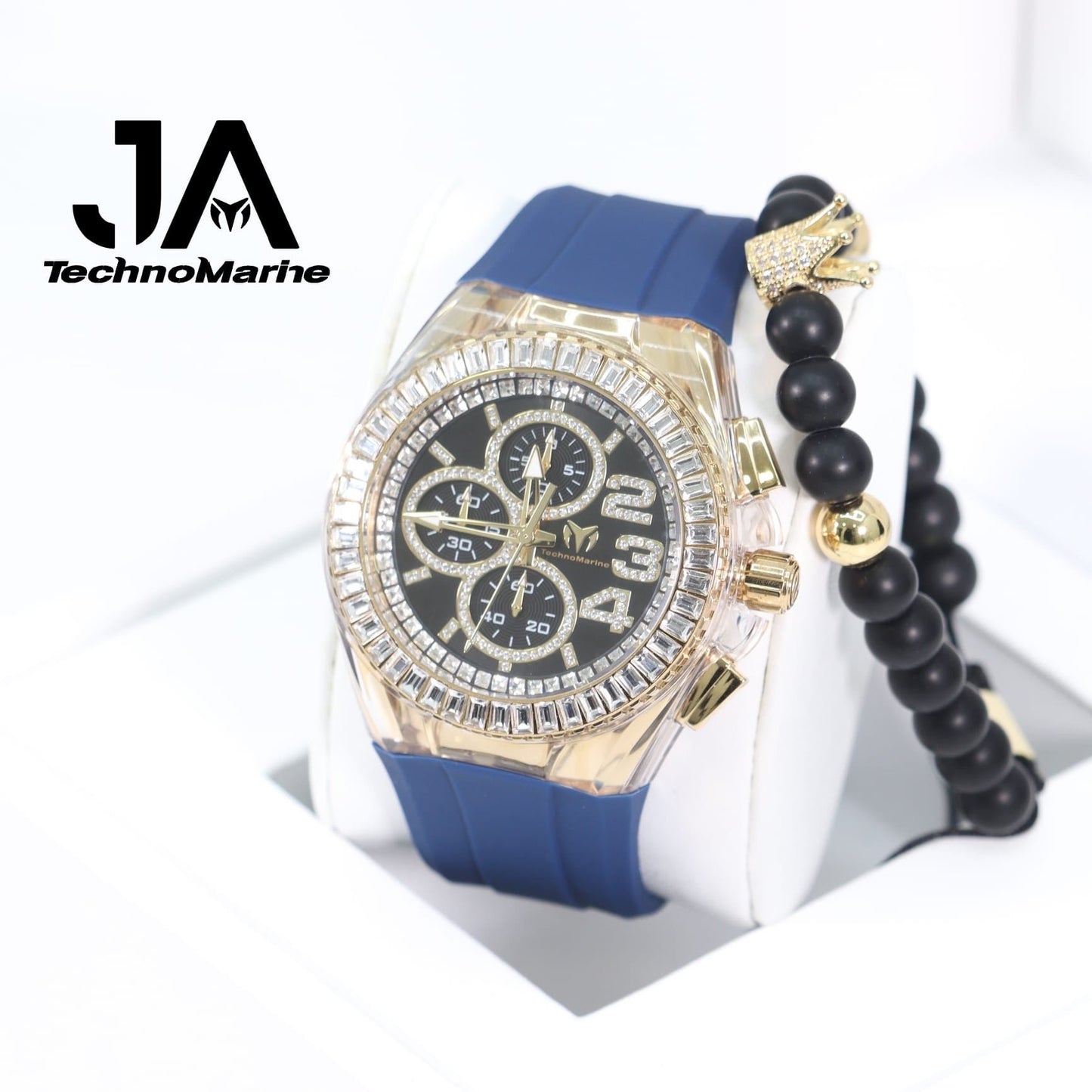 Technomarine Cruise Glitz 45mm Gold w Stones Arrival