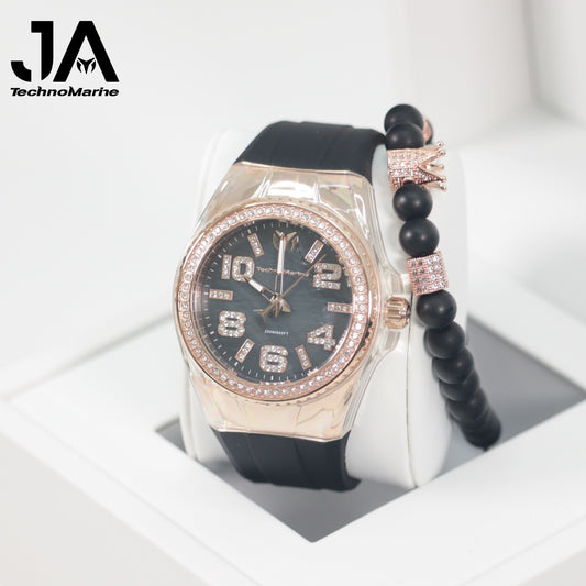 Technomarine Cruise Monogram 42mm Rose Gold with Stones