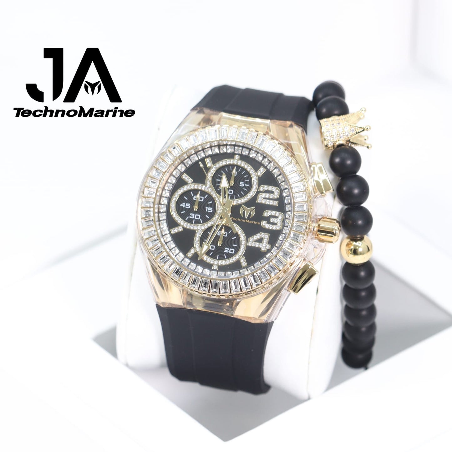 Technomarine Cruise Glitz 45mm Gold w Stones Arrival