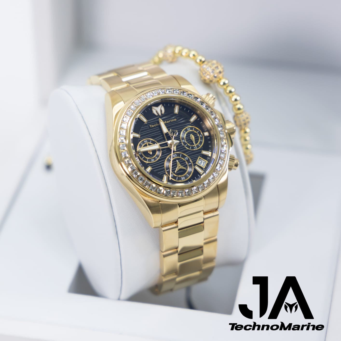 Technomarine Mujer Manta Ray Chronograph Quartz White Dial 38 mm J A Technomarine y Accesorios