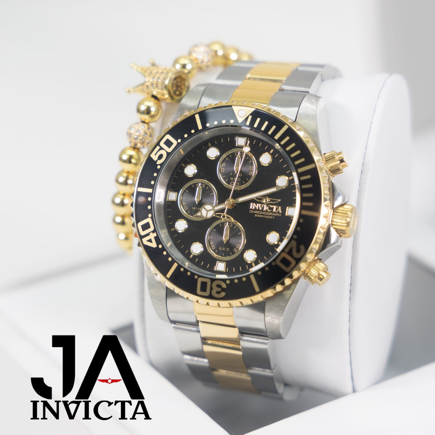 Invicta Pro Diver Men's Watch - 43mm, Steel, Gold