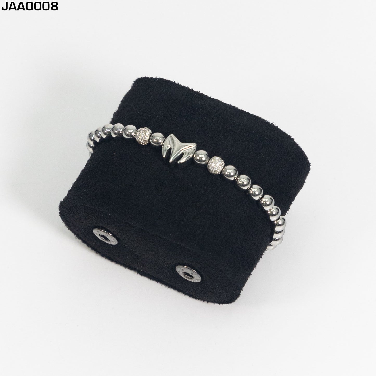 Pulsera Para Hombres Ajustable Color Silver