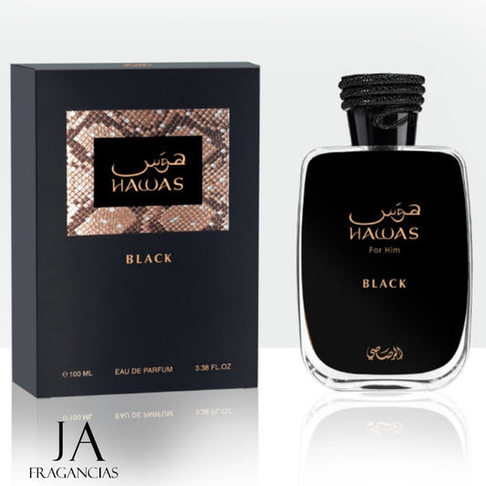 Hawas Black Eau de Parfum 3.3oz 62.99 más 5 % Descuento Adicional