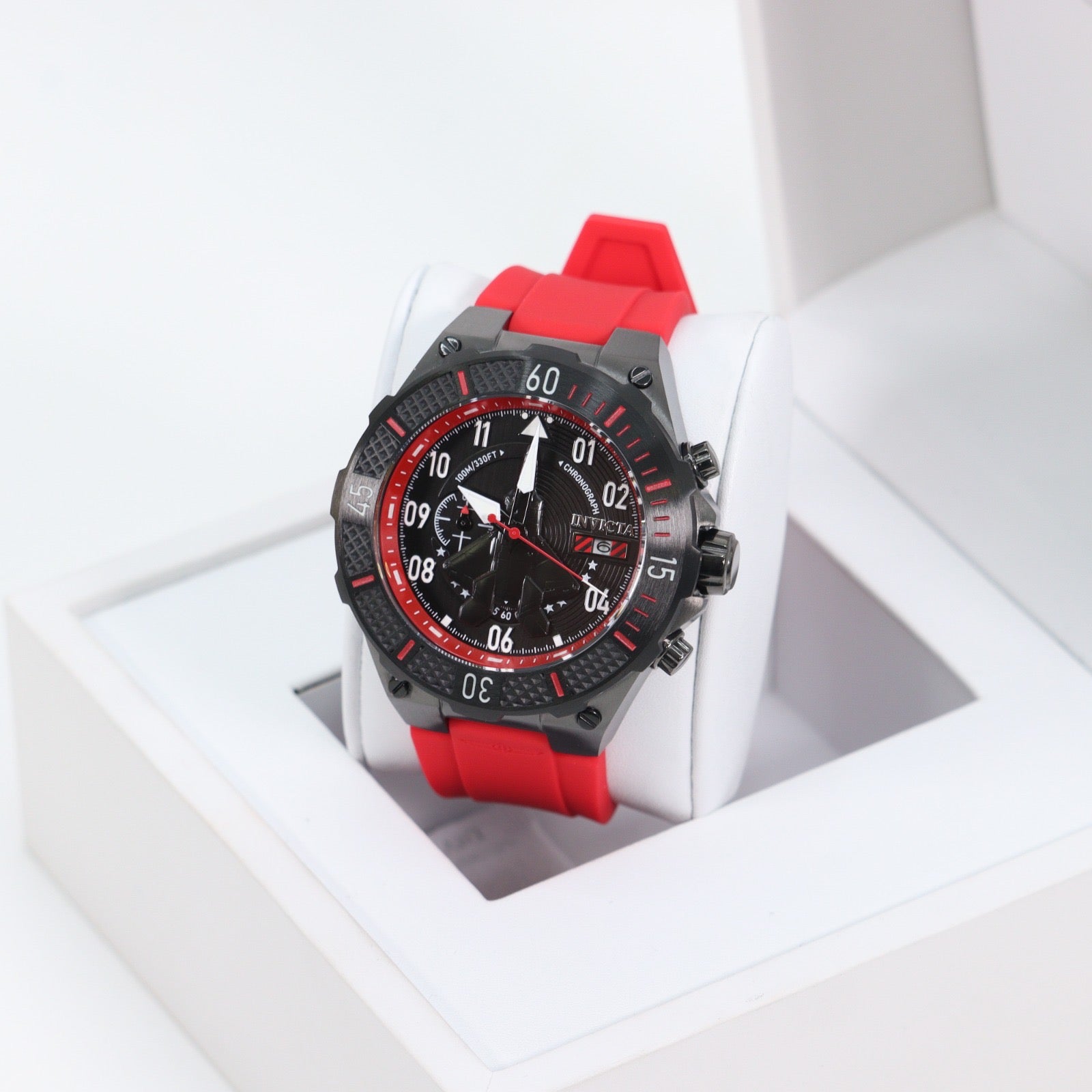 Invicta Aviator Men s Watch 50mm Red Una Pulsera Gratis J A Technomarine y Accesorios