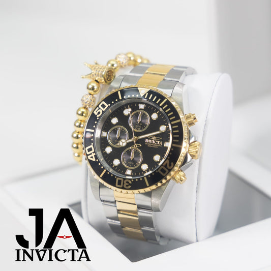 Invicta Pro Diver Men's Watch - 43mm, Steel, Gold