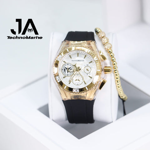 Technomarine California Mujer Cruise Quartz Watch gold 40mm