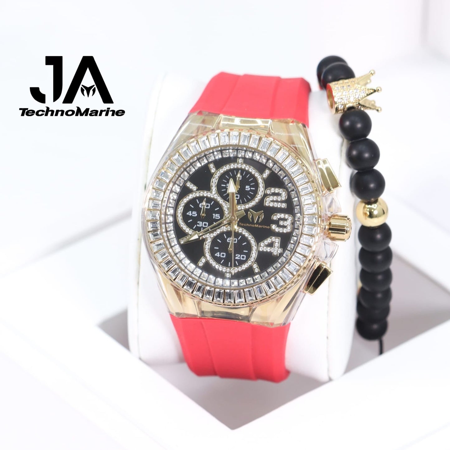 Technomarine Cruise Glitz 45mm Gold w Stones Arrival