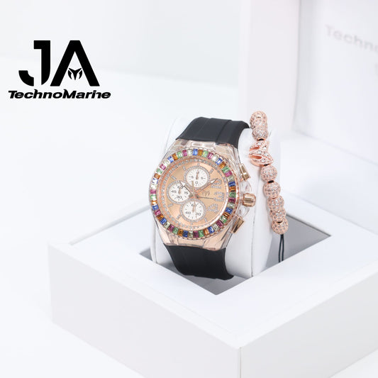 Technomarine Custom Cruise Glitz 45mm Rainbow