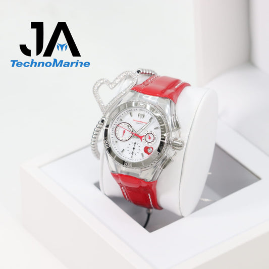 Technomarine  Cruise Valentine Ladies Chronograph Quartz Watch Silver