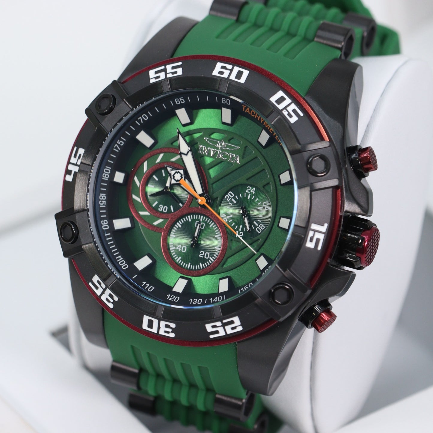 Invicta Speedway Men's Watch - 52mm, Green, Black Una Pulsera Gratis