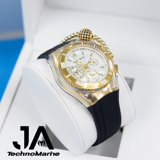 TechnoMarine Cruise California Women's Watch w/ Metal, Mother of Pearl & Oyster Dial - 40.57mm, White