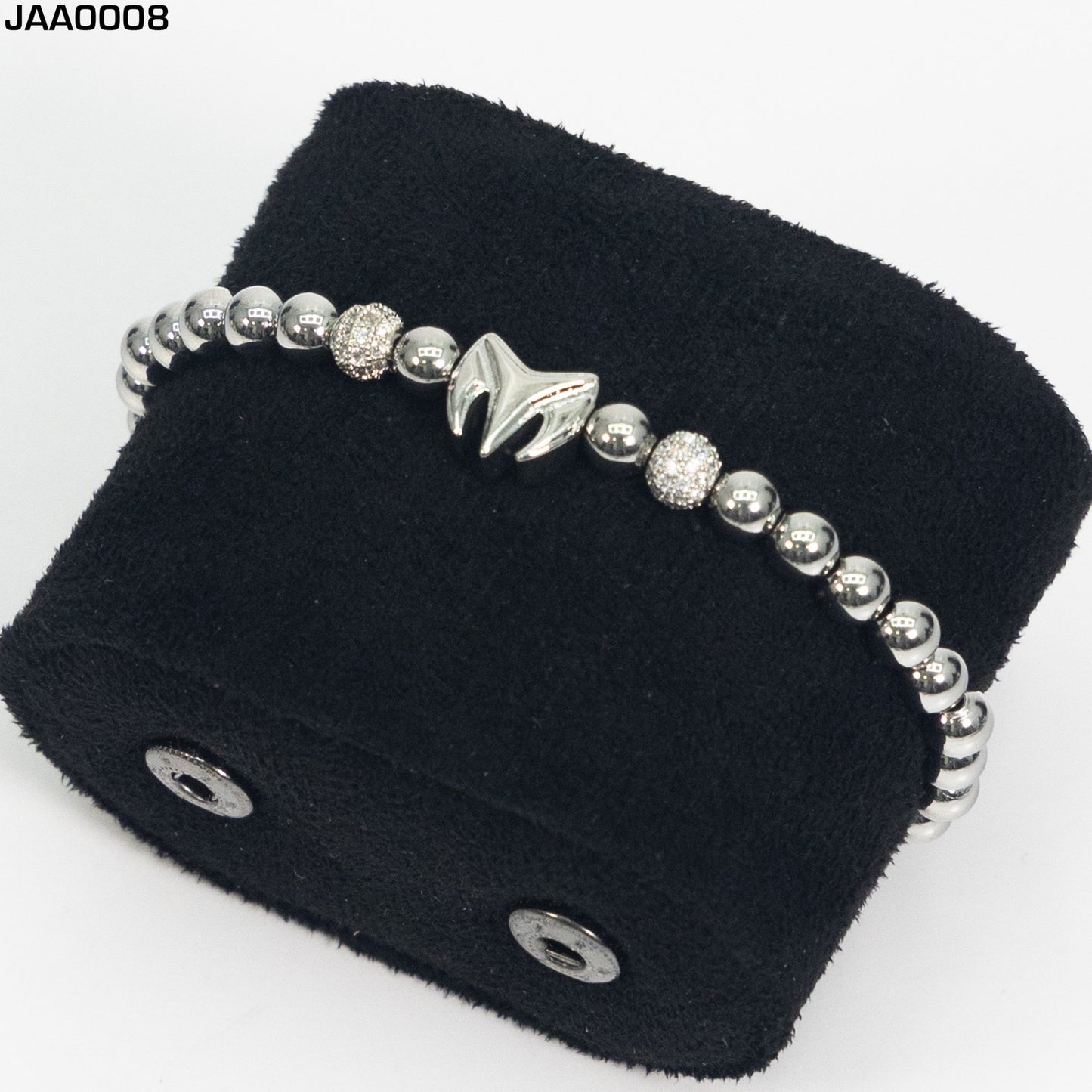 Pulsera Para Hombres Ajustable Color Silver