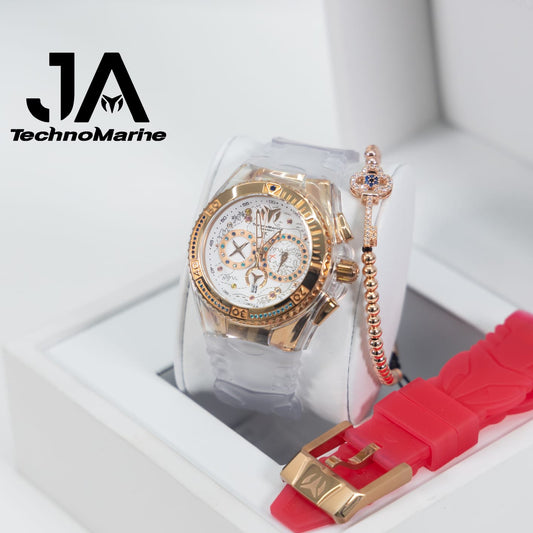 Technomarine Cruise Dream 40 mm Rosita y Clear