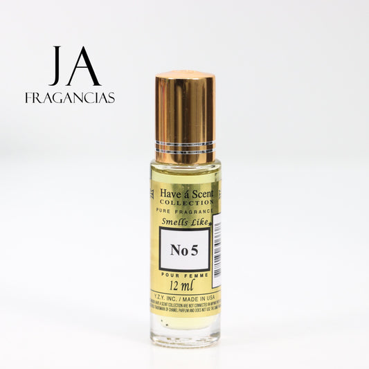 Perfume en Aceite No 5 12 ml