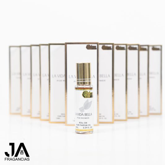 12 x $62.99 Perfume en Aceite La Vida Bella Mujer 12 ml