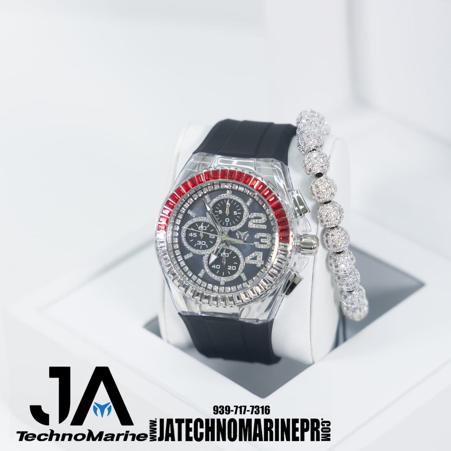 Technomarine  Cruise Glitz 46mm Silver with Stones Arrival