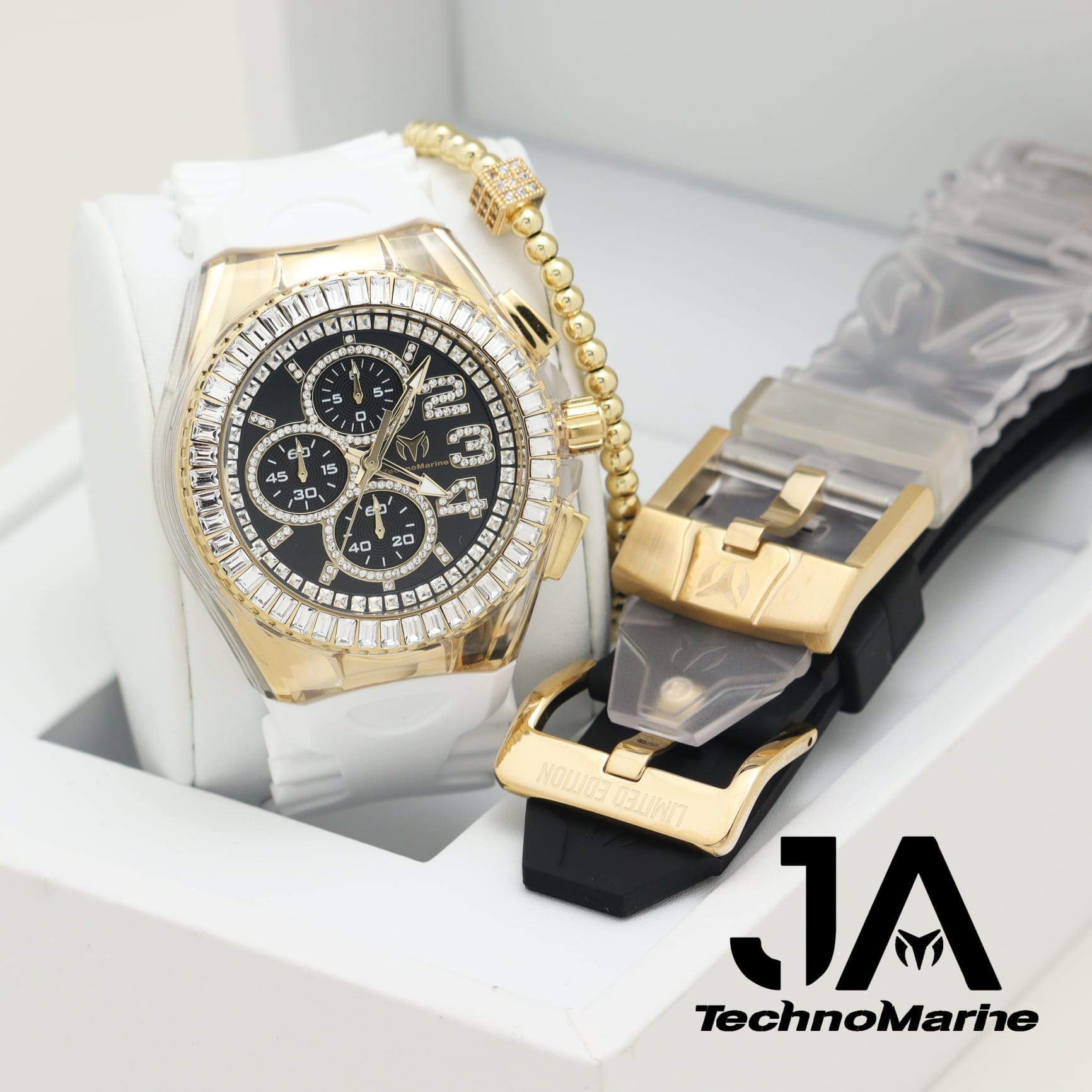 Technomarine TM-118114 Women's Cruise Glitz Gold with Silver Dial