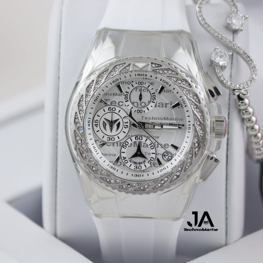 Technomarine Mujer Special Edition Gold Diamond Plata 40mm