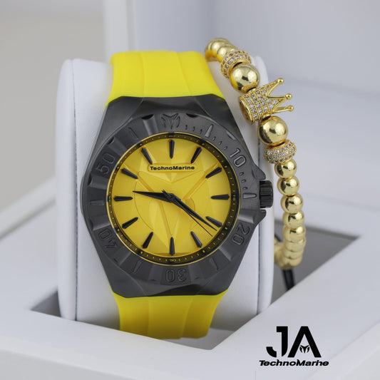 Technomarine Monogram / Cruise Collection Men's Watch 45 mm Yellow